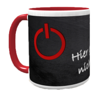 Tasse &quot;S8h Offline&quot;