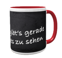Tasse &quot;S8h Offline&quot;